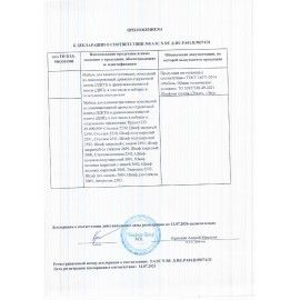 Дверь СТЕКЛО &quot;Этюд&quot;, КОМПЛЕКТ 2 шт., 397х4х1110 мм, 400668-78