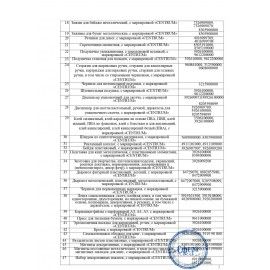 Штампик для творчества CENTRUM 26 шт., с чернилами, ассорти, в дисплее, 86921