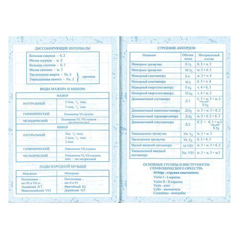 Дневник для музыкальной школы 140х210 мм, 48 л., твердый, BRAUBERG, справочный материал, &quot;Гитара&quot;, 104974