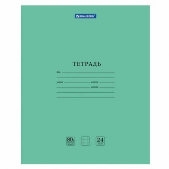 Тетрадь BRAUBERG 20 шт. "EXTRA" 24 л., клетка, плотная бумага 80 г/м2, обложка картон, 105710