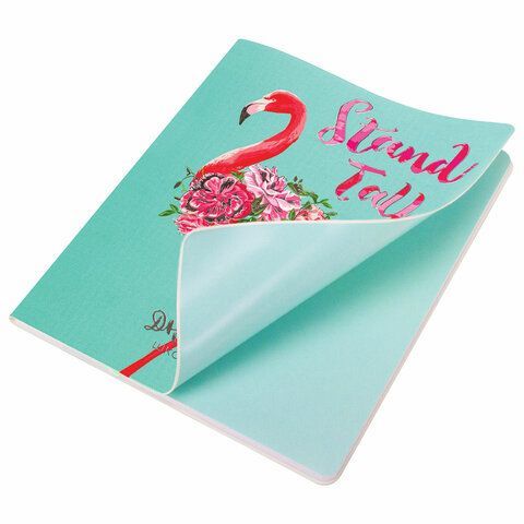 Дневник 1-4 класс 48 л., кожзам (гибкая), печать, фольга, ЮНЛАНДИЯ, &quot;ФЛАМИНГО&quot;, 105932