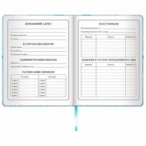 Дневник 1-4 класс 48 л., кожзам (твердая), застежка, ЮНЛАНДИЯ, &quot;ЛИСЕНОК&quot;, 105957