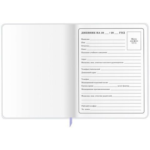 Дневник 1-4 класс 48 л., кожзам (гибкая), печать, фольга, ЮНЛАНДИЯ, &quot;Ёжики&quot;, 106217