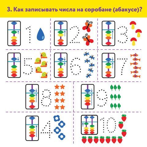 Счеты Абакус (соробан) радужные ЮНЛАНДИЯ &quot;Ментальная арифметика&quot;, 13 разрядов кнопка обнуления, 106239