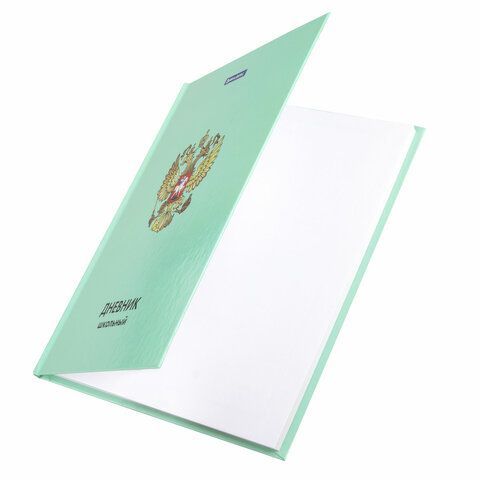 Дневник 1-4 класс 48 л., твердый, BRAUBERG, глянцевая ламинация, с подсказом, &quot;Герб&quot;, 106357