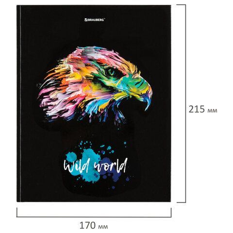 Дневник 5-11 класс 48 л., твердый, BRAUBERG, глянцевая ламинация, с подсказом, &quot;Eagle&quot;, 106388