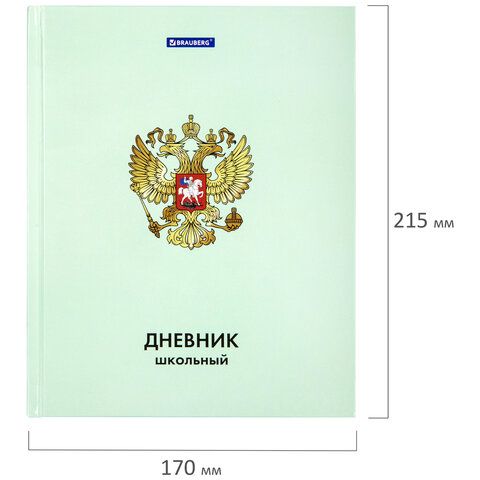 Дневник 1-11 класс 48 л., твердый, BRAUBERG, глянцевая ламинация, с подсказом, &quot;Символика&quot;, 106600