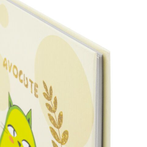 Дневник 1-4 класс 48 л., твердый, ЮНЛАНДИЯ, блестки, с подсказом, &quot;АвоКот&quot;, 106609