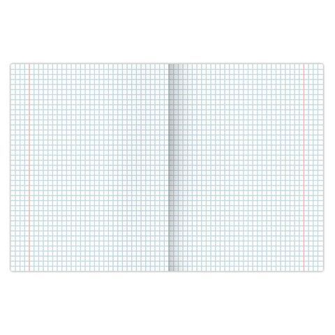 Тетради 18 л. КОМПЛЕКТ 10 шт. BRAUBERG КЛАССИКА, клетка, обложка картон, СИНЯЯ, 106658