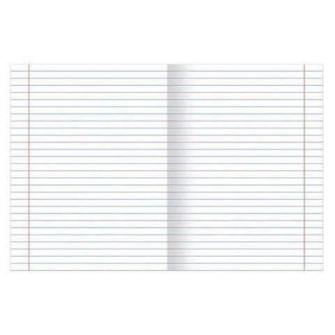 Тетради 18 л. КОМПЛЕКТ 10 шт. BRAUBERG "КЛАССИКА", линия, обложка картон, СИНЯЯ, 106660