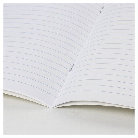 Тетради 18 л. КОМПЛЕКТ 10 шт. BRAUBERG "КЛАССИКА", линия, обложка картон, СИНЯЯ, 106660