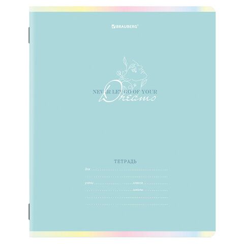 Тетради 18 л. КОМПЛЕКТ 10 шт. BRAUBERG, клетка, обложка картон, PASTEL, 106670