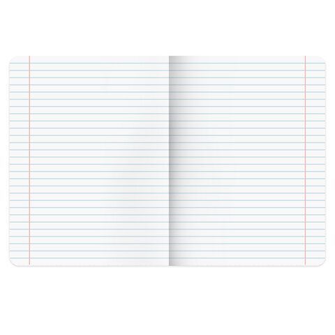 Тетради ДЭК 12 л., КОМПЛЕКТ 20 шт., BRAUBERG КЛАССИКА, линия, обложка картон, СИНЯЯ, 106964