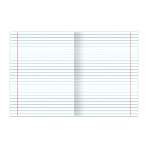 Тетради ДЭК 24 л., КОМПЛЕКТ 10 шт., BRAUBERG "КЛАССИКА", линия, обложка картон, ЧЕРНАЯ, 107097