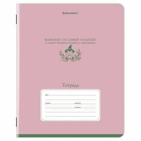 Тетради ДЭК 12 л., КОМПЛЕКТ 10 шт., BRAUBERG, клетка, обложка картон, "PHRASES", 107314