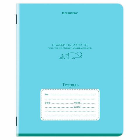 Тетради ДЭК 12 л., КОМПЛЕКТ 10 шт., BRAUBERG, клетка, обложка картон, "PHRASES", 107314