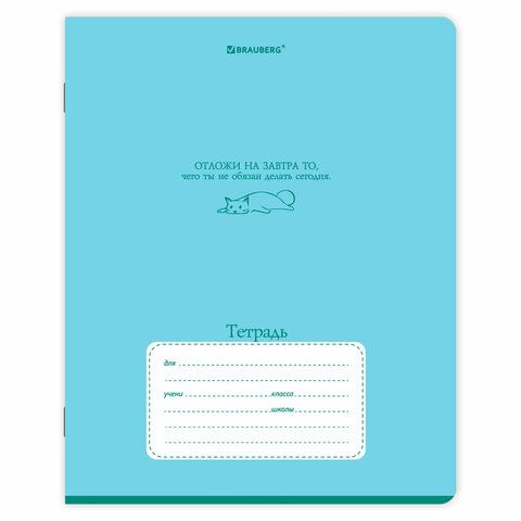 Тетради ДЭК 18 л. КОМПЛЕКТ 10 шт. BRAUBERG, клетка, обложка картон, "PHRASES", 107333