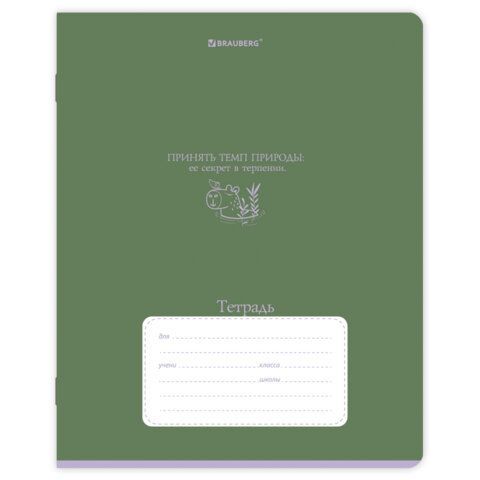 Тетрадь 18л. BRAUBERG 60 шт. клетка, обложка картон, PHRASES, 107784