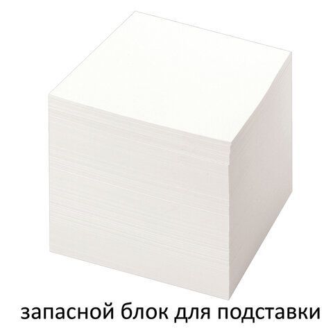 Блок для записей STAFF 3 шт. непроклеенный, куб 8х8х8 см, белый, белизна 90-92%, 111980