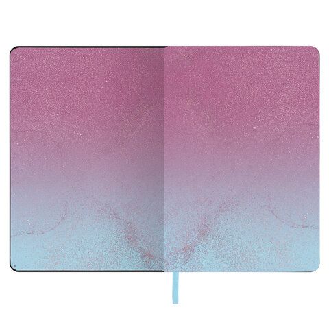 Блокнот А5 (143x210 мм), BRAUBERG VISTA &quot;Marble&quot;, под кожу, гибкий, 80 л., 112063