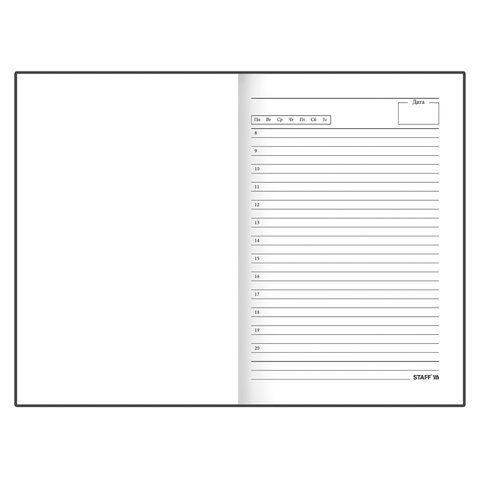 Ежедневник недатированный А5 (145х215 мм), ламинированная обложка с фольгой, 128 л., STAFF, &quot;Tropical&quot;, 113520