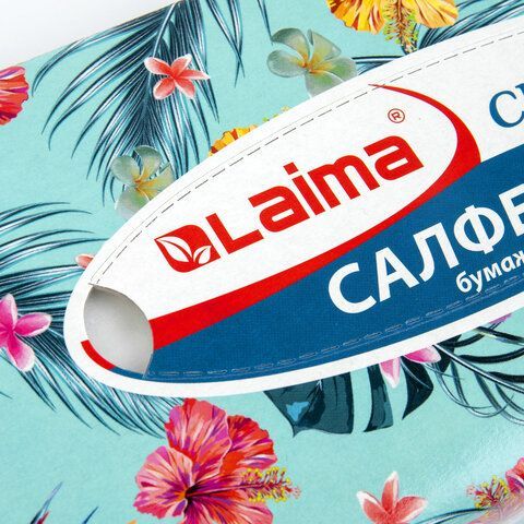 Салфетки косметические 100 шт. в картонном боксе 2-слойные, LAIMA 3 шт. &quot;Everyday&quot;, 20х20 см, 113588