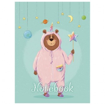 Блокнот МАЛЫЙ ФОРМАТ А6 105x152 мм, 40 л., гребень, фольга, TWIN лак, клетка, "МИКС 5" (8 видов), 099050