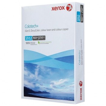 Бумага для цветной лазерной печати SRA3, 160 г/м2, 250 л., XEROX COLOTECH+, Австрия, 161% CIE, 003R95841