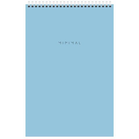 Блокнот БОЛЬШОЙ ФОРМАТ А4 198х297мм, 80л, гребень, подложка, клетка, BRAUBERG Minimal, 116425
