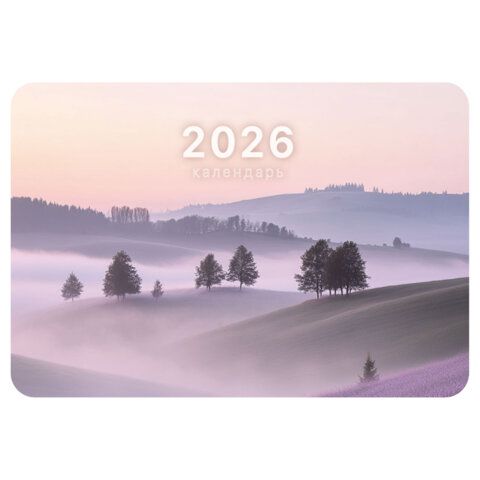 Календарь карманный на 2026г, BRAUBERG, 64х93мм, АССОРТИ 20 видов, 117303