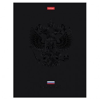 Блокнот А5 167х216мм, 80л, твёрдый, клетка, матовая лам., лак, блок 5цв, HATBER, Россия, 085282, 80ББ5лолВ130989