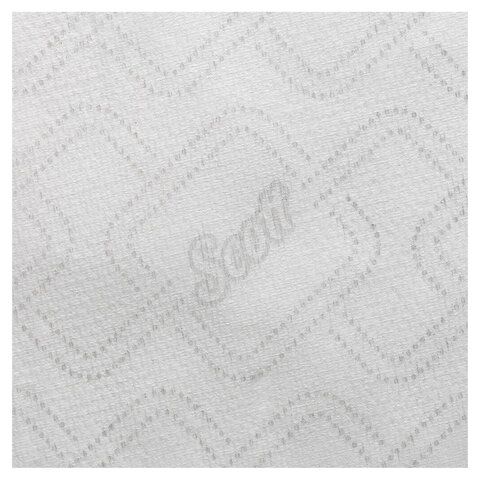 Полотенца бумажные рулонные KIMBERLY-CLARK Scott, КОМПЛЕКТ 6шт, 350м, белые, арт. 6691
