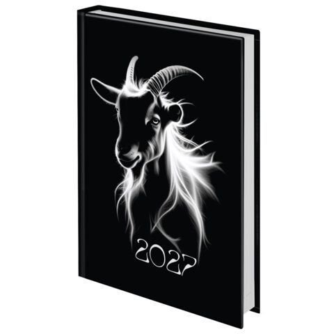 Ежедневник датированный 2027 145х215 мм, А5, STAFF, ламинированная обложка, "Символ года", 117801