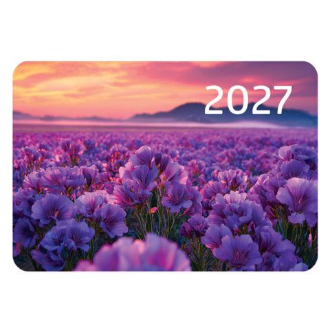 Календарь карманный на 2027 г, BRAUBERG 120 шт., 64х93 мм, АССОРТИ, 20 дизайнов (60 штук), 118489