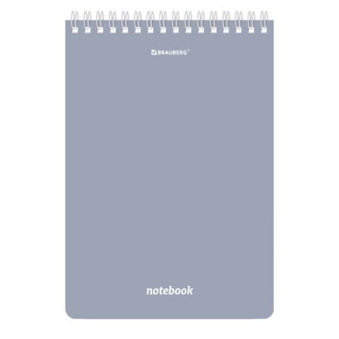 Блокнот А5 146х206мм, 80л, гребень, картон, клетка, BRAUBERG 16 шт., КС МОРАНДИ, 118553
