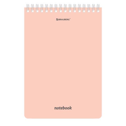 Блокнот А5 146х206мм, 80л, гребень, картон, клетка, BRAUBERG 16 шт., КС МОРАНДИ, 118553