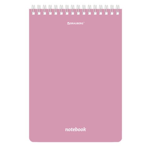 Блокнот А5 146х206мм, 80л, гребень, картон, клетка, BRAUBERG 16 шт., КС МОРАНДИ, 118553