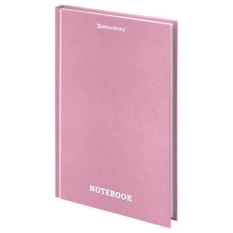 Блокнот А5 134х206мм, 80 л., твердый, клетка, BRAUBERG, МОРАНДИ, 118556