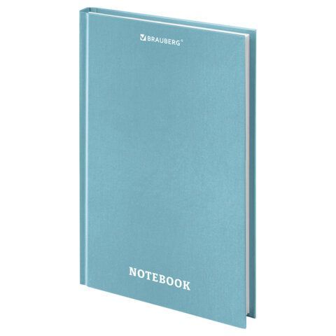 Блокнот А5 134х206мм, 80 л., твердый, клетка, BRAUBERG, МОРАНДИ, 118556