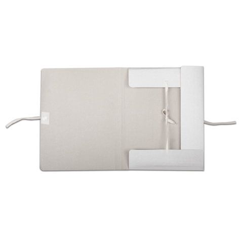 Папка для бумаг с завязками картонная, 40 мм, гарантированная плотность 370 г/м2, 4 завязки, до 400 листов, 122035