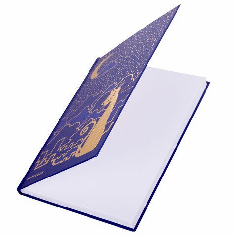 Блокнот А5 134х206 мм, 80 л., твердый, клетка, тиснение фольгой, BRAUBERG, &quot;Кошечка&quot;, 126051