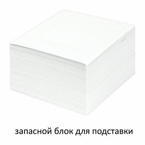 Блок для записей STAFF 6 шт. непроклеенный, куб 8х8х4 см, белый, белизна 90-92%, 126368