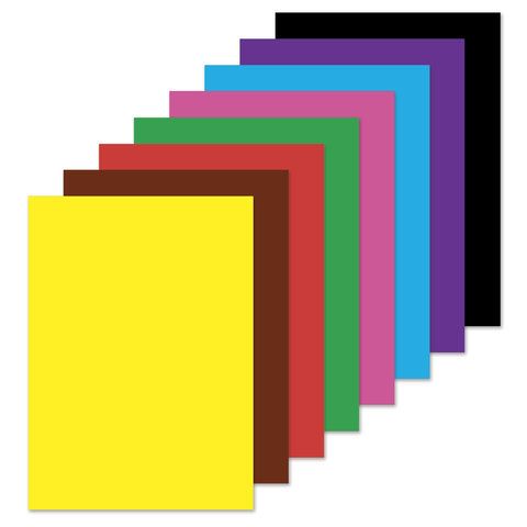 Цветная бумага А4 2-сторонняя офсетная, 16 листов 8 цветов, на скобе, BRAUBERG, 200х275 мм, &quot;Кораблик&quot;, 129925