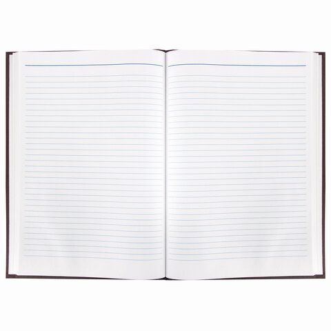 Книга учета 96 л., линия, твердая, бумвинил, блок офсет, А4 (200х290 мм), ОФИСМАГ, 130178