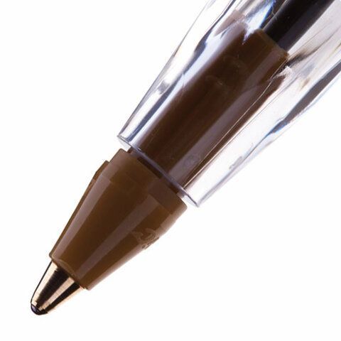 Ручка шариковая BIC &quot;Cristal&quot;, СИНЯЯ, корпус прозрачный, узел 1 мм, линия письма 0,32 мм, 847898
