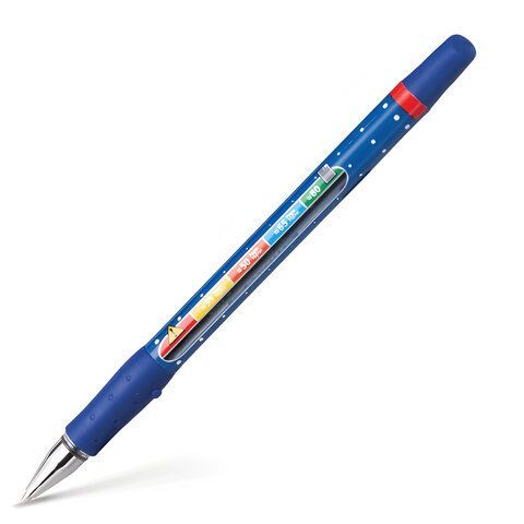 Ручка шариковая STABILO &quot;Exam Grade&quot;, СИНЯЯ, корпус синий, узел 0,8 мм, линия письма 0,4 мм, 588/G-41