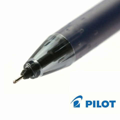 Ручка стираемая гелевая PILOT &quot;Frixion Point&quot;, ЧЕРНАЯ, игольчатый узел 0,5 мм, линия письма 0,25 мм