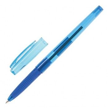 Ручка шариковая масляная с грипом PILOT 4 шт. "Super Grip G", СИНЯЯ, узел 0,7 мм, линия письма 0,21 мм, BPS-GG-F-L