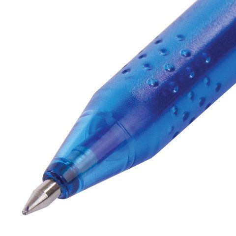 Ручка стираемая гелевая BRAUBERG 3 шт., СИНЯЯ, узел 0,5 мм, линия 0,35 мм, 142823