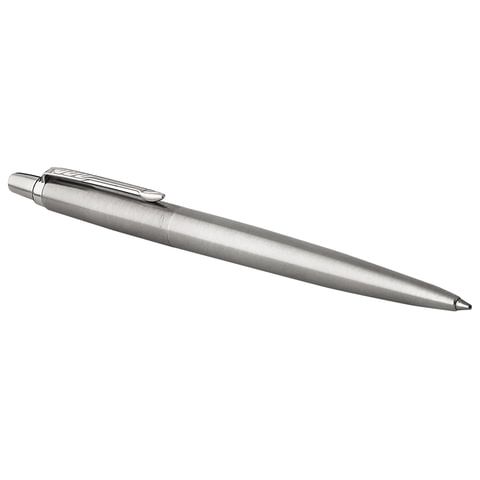 Ручка гелевая PARKER &quot;Jotter Stainless Steel CT&quot;, корпус серебристый, детали из нержавеющей стали, черная, 2020646